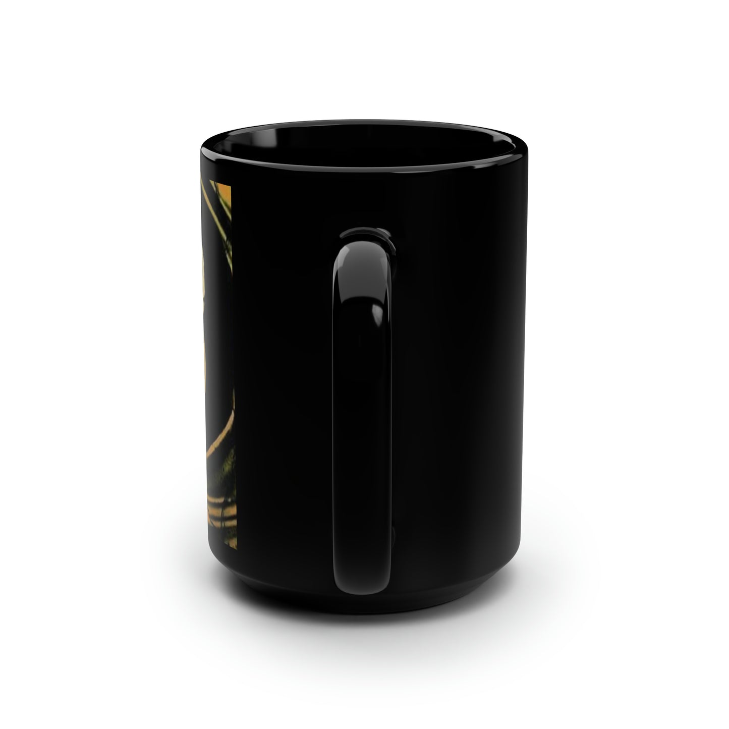 Black Mug, 15oz Bitcoin