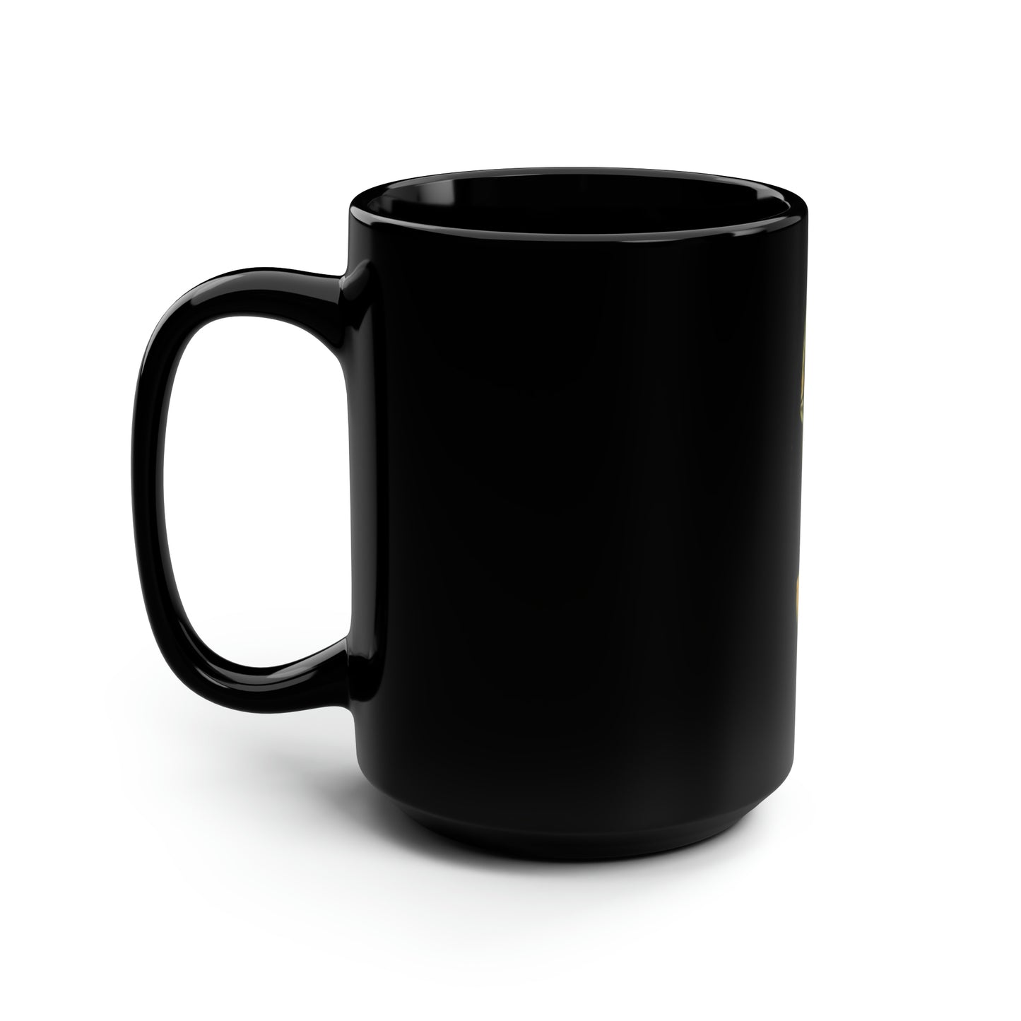 Black Mug, 15oz Bitcoin