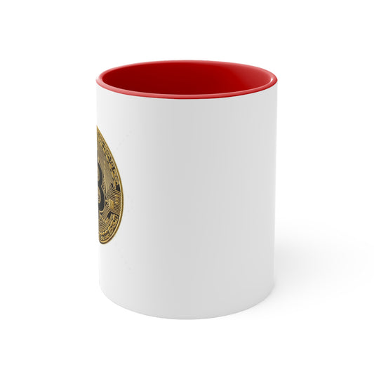 Accent Coffee Mug, 11oz bitcoin