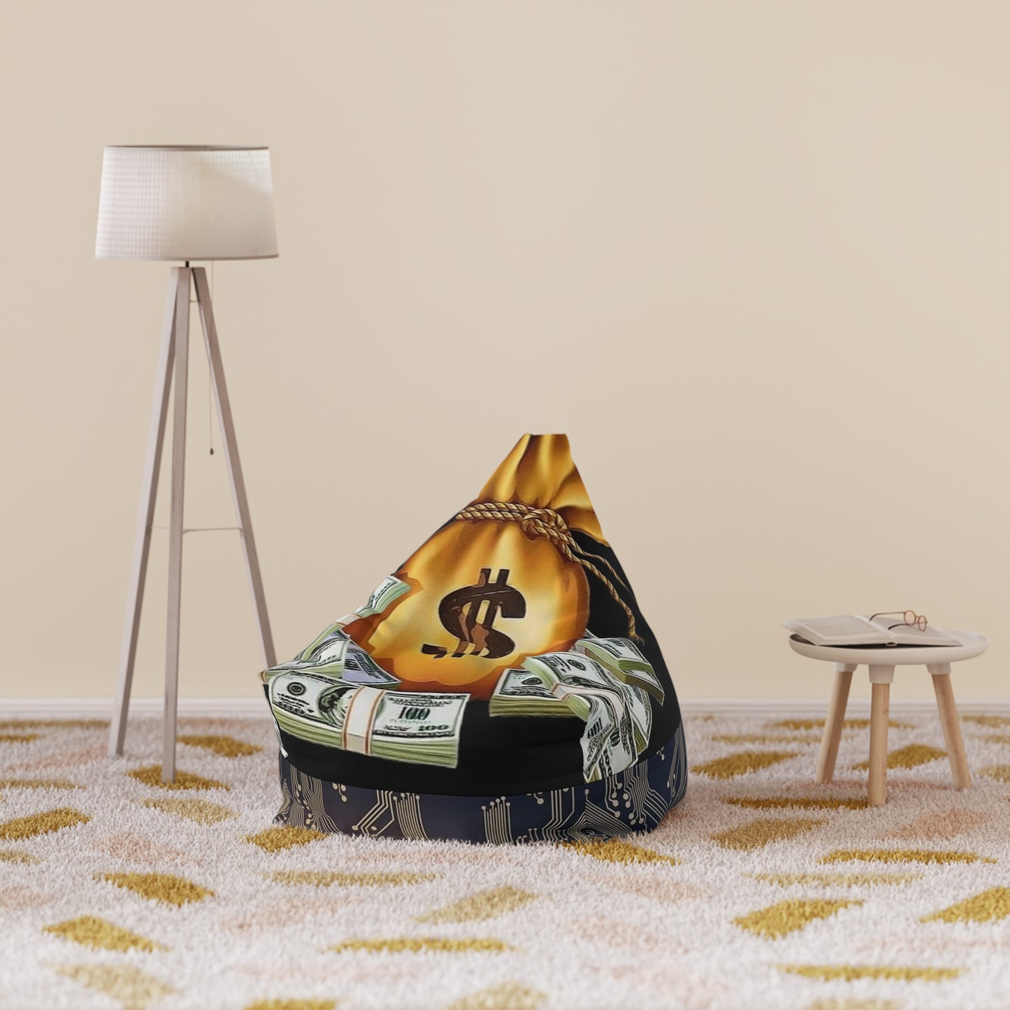 Bean Bag Chair Cover Dollar Bitcoin